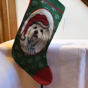 NWT PICKEN PET STOCKING - MALTESE